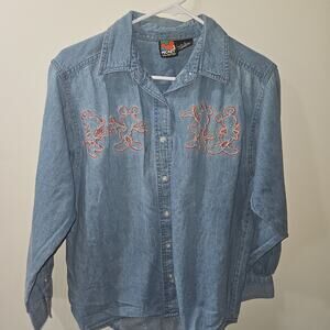 Vintage Mickey Button Up